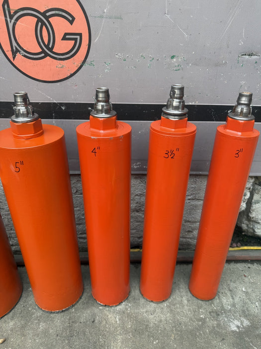 Hilti DD 150-U Dimond Core Concrete Drill Rig Bits  6" 5" 4" 3 1/2" 3"  NICE.