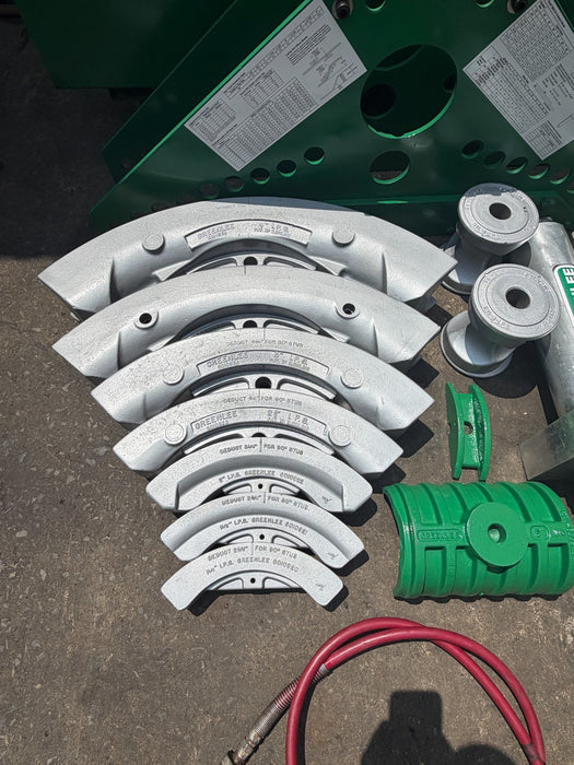 Greenlee 885 Hydraulic Bender 1 1/4"-4" Rigid Pipe w/ 960 Pump & Warranty