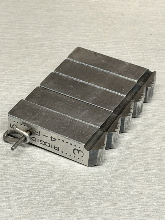 RIDGID 4PJ 3” NPT Dies Set High Speed RH for 4-P and 4PJ Threaders #2