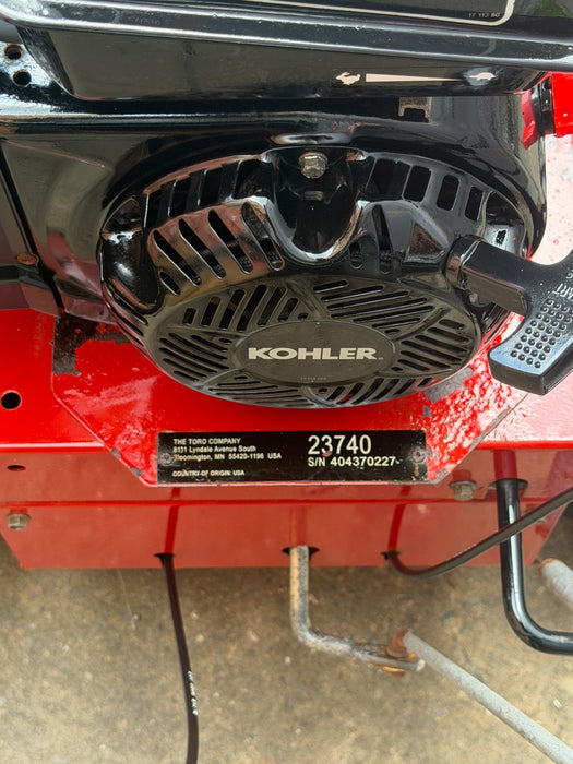 TORO 36" Walk-Behind Rotary Broom Kohler 208cc Power Steering Commercial #5