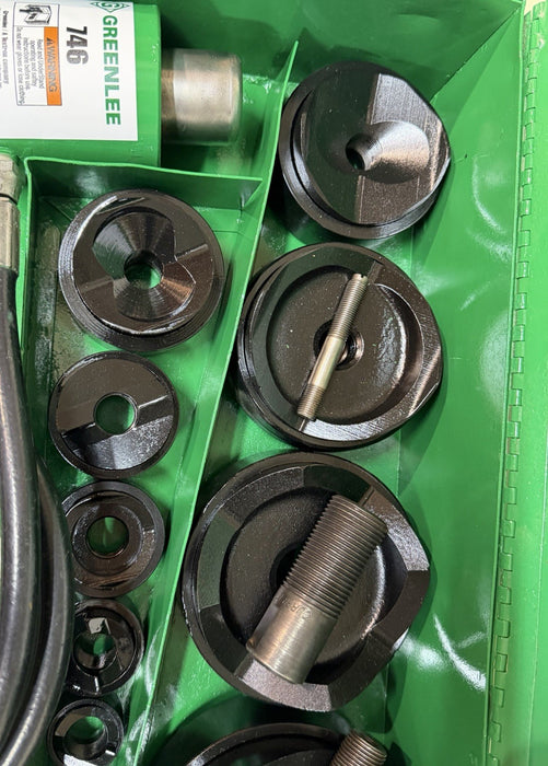 Greenlee 7310SB Slug Buster KO Knockout Punch Set 1/2" - 4" , 767 Pump & Box BG3