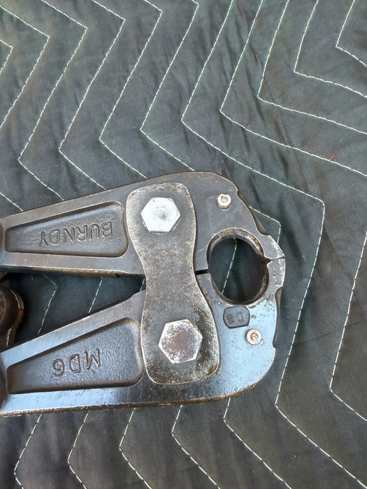 Burndy MD6-8 Hytool Hand Operated Compression Crimping Tool Crimper  #3