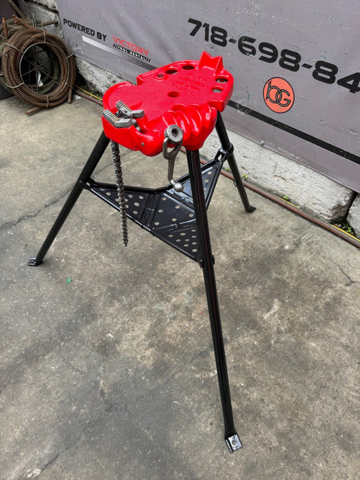 Ridgid 450 Portable Chain Pipe Vise Bench Stand - Used, Heavy Duty Work