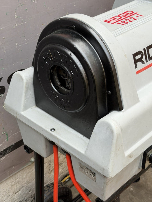 RIDGID® 1822-I Auto Chuck Pipe Threader with 811A Die & Cart, Excellent ✅