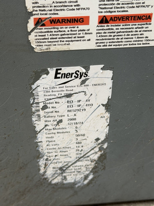 Nexsys Enersys E13-IP-4Y  Forklift Charger 3-Phase, Multi-Volt (24/36/48V) #1