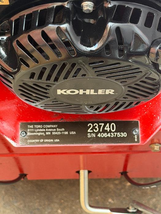 TORO 36" Walk-Behind Rotary Broom Kohler 208cc Power Steering Commercial #4