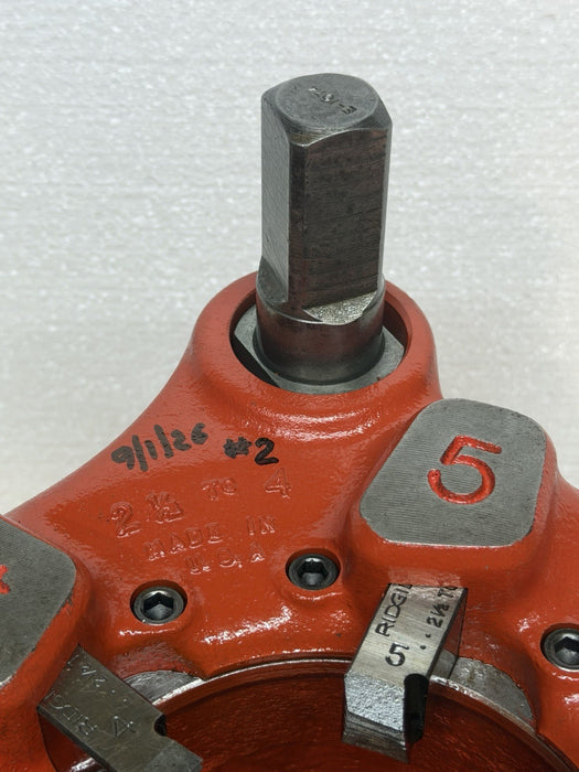RIDGID 141 RECEDING GEARED PIPE THREADER 2-1/2"-4" 36620, 300, 535, 700 BG8/1#2