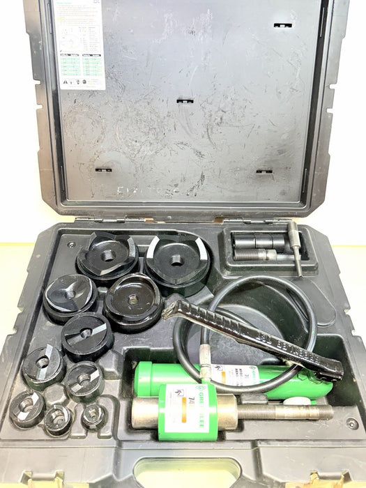 Greenlee 7310SB Slug Buster KO Knockout Punch Set 1/2" - 4" ,767 Pump & Box BG25