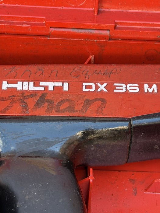 Hilti DX36M Powder Actuated Nail Gun & Case Extras #10