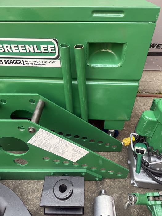 Greenlee 884 885 Rigid PVC Conduit Bender 960 Hydraulic Pump Bending Table