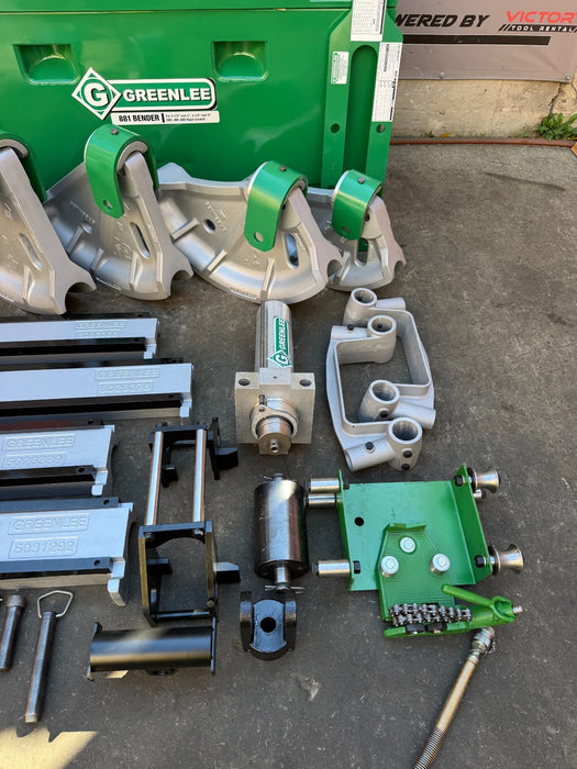 Greenlee 881 Hydraulic Pipe Bender 2.5”-4” Rigid IMC EMT Bending W/ 960 Pump