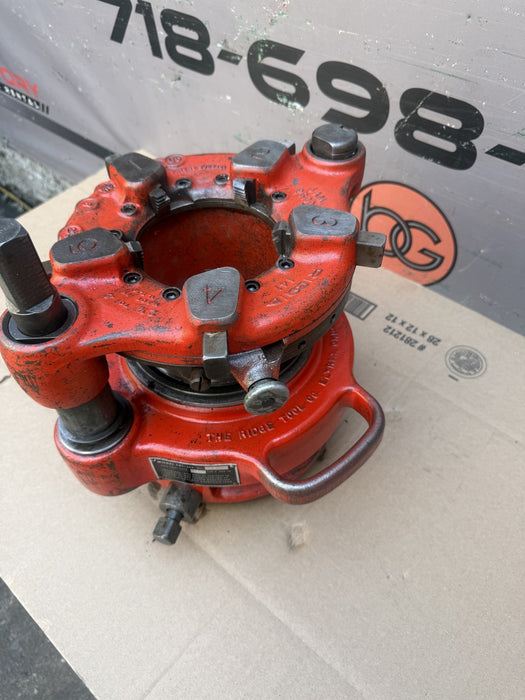Ridgid 141 Pipe Threader Receding Geared Threading Machine, 2 1/2”-4” Jam Proof