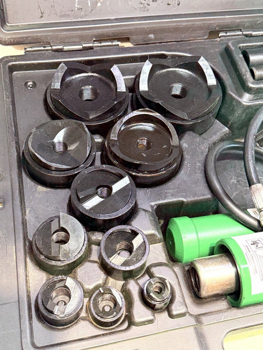 Greenlee 7310SB Slug Buster KO Knockout Punch Set 1/2" - 4" ,767 Pump & Box BG25