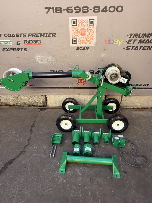 Greenlee 6004 Super Tugger Complete Puller Package 6500 lb Cable Puller