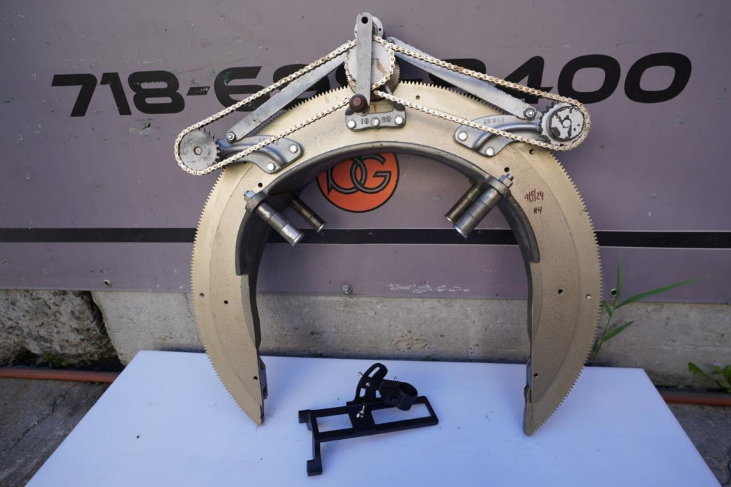 Mathey Dearman Pipe Beveling Machine 3-SA 14 to 20" Cutting Welding Unit #4 Nice