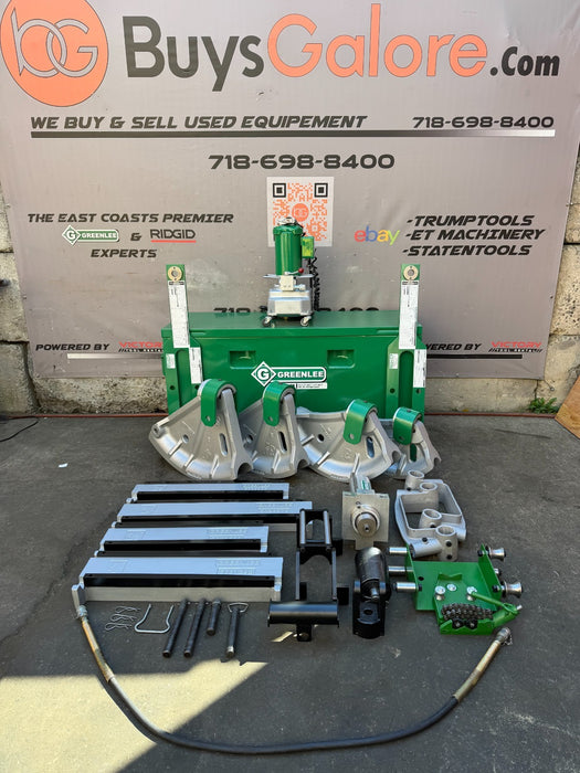 Greenlee 881 Hydraulic Pipe Bender 2.5”-4” Rigid IMC EMT Bending W/ 960 Pump