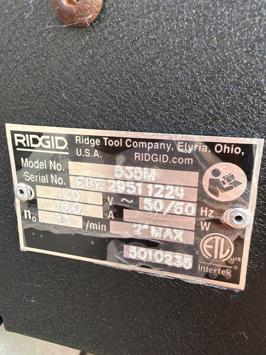 2024  RIDGID 535 V3 Pipe Threading Machine w/ Universal Cart & 811A Dies ET4