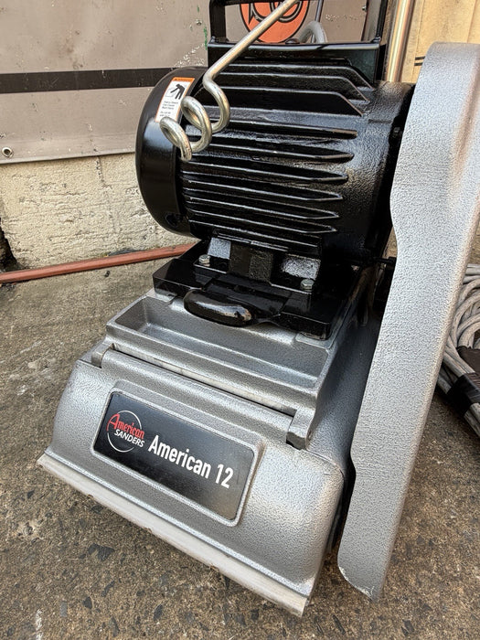 American Sanders 12' 3 Phase Sander Essex Silverline Drum Sander Mint Shape