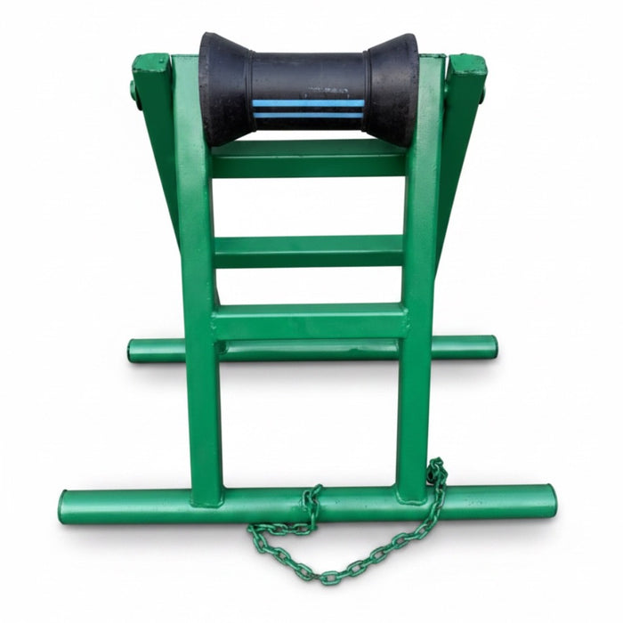 McElroy Mfg Extra Large Pipe Support Roller Stand Heavy Duty Used USA Made