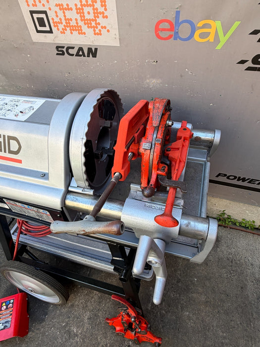 Ridgid 1224 Pipe Threading Machine - Seller Refurbished w/ 2 Dies