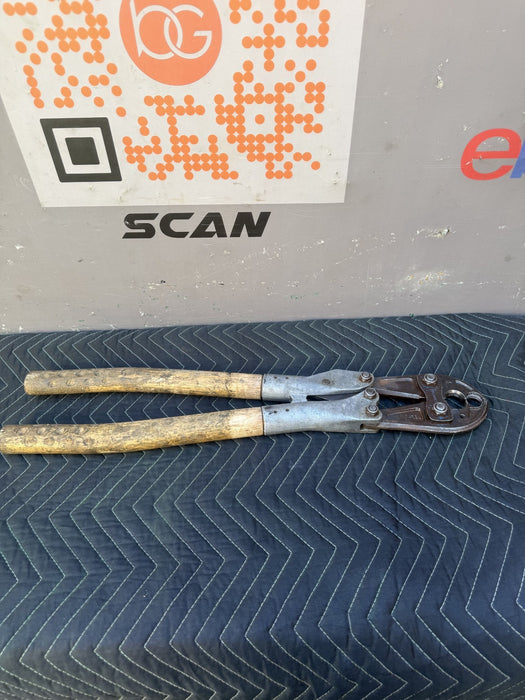 Kearney Manual Compression Crimper 26" Nice Condition #5