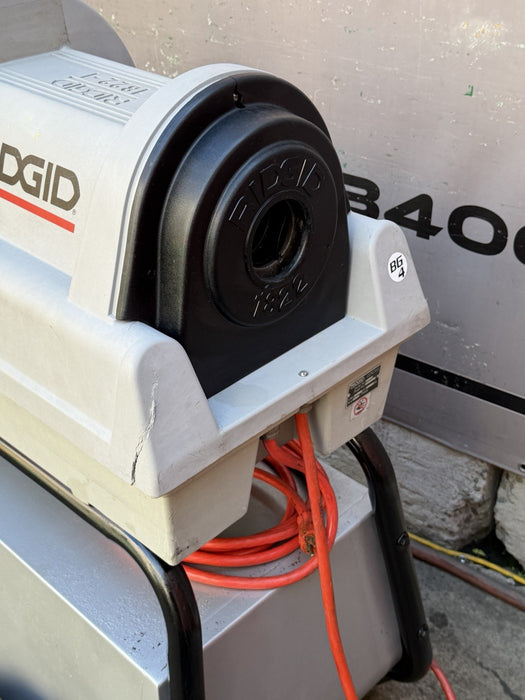RIDGID® 1822-I Auto Chuck Pipe Threader with 815A HSS Dies & Cart, Excellent ✅