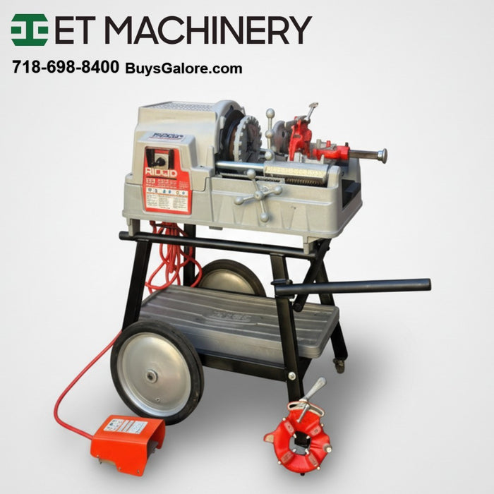 2024  RIDGID 535 V3 Pipe Threading Machine w/ Universal Cart & 811A Dies ET2