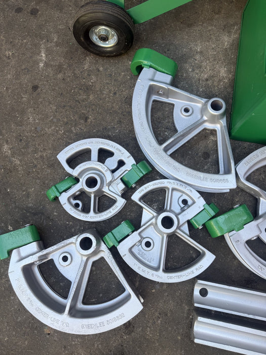 Greenlee 1818 Mechanical Conduit Bender for EMT IMC Rigid Aluminum 1/2"-2" Set4