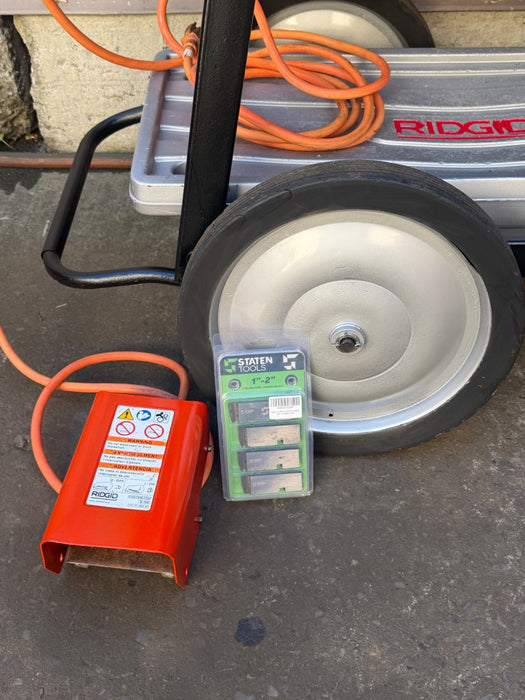 RIDGID 535 V2 Pipe Threading Machine Die and 2x teeth