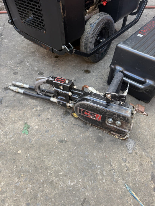 ICS Hydraulic Power Unit 890F4P95 and Concrete Saw 890F4 121HRS Great Condition