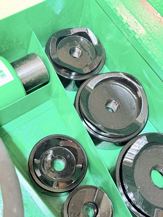 Greenlee 7310 Slug Buster KO  Knockout Punch Set 1/2"-4" + Current  Ram & Pump