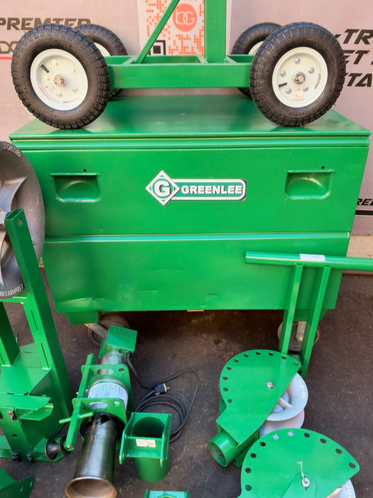 Greenlee 6805 Ultra Tugger Cable Puller Set 8000 lbs - Great Condition