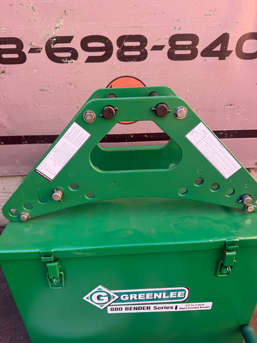 GREENLEE 880 Hydraulic Conduit Bender 1/2" to 2" Rigid Complete