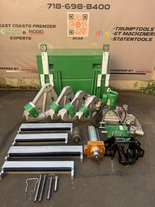 GREENLEE 881  Hydraulic Pipe Bender 2-1/2" to 4", with a 960 Pump  Great Shape!