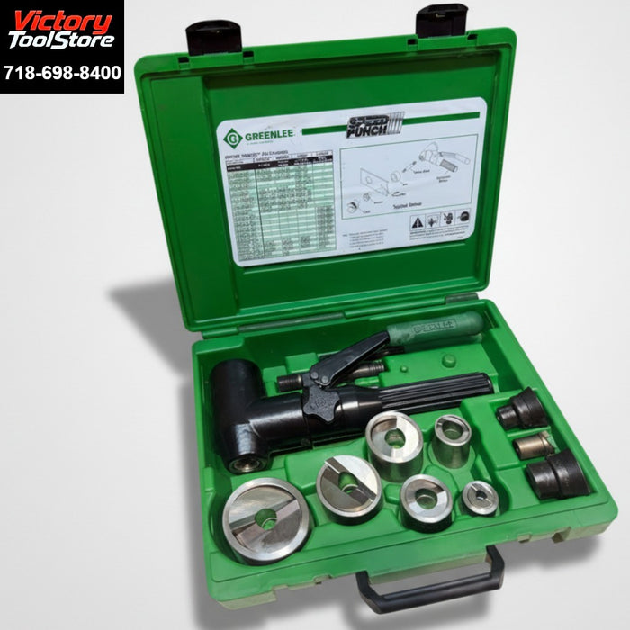 Greenlee 7907SB Hydraulic Knockout Punch Driver Kit NEW Hydraulic driver 1/2-2"