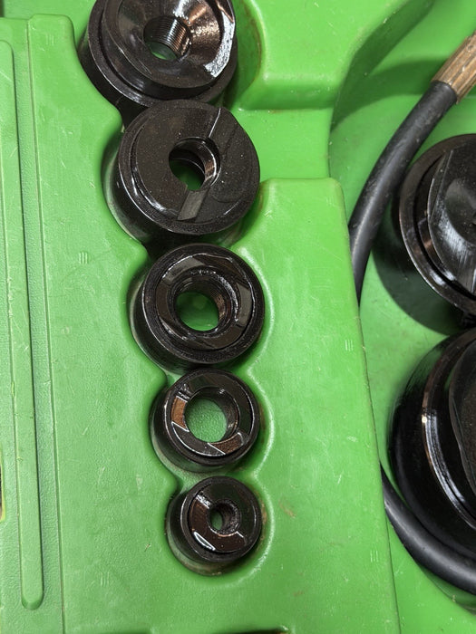 Greenlee 7310SB Slug Buster KO Knockout Punch Set 1/2" - 4" , 767 Pump & Box BG7