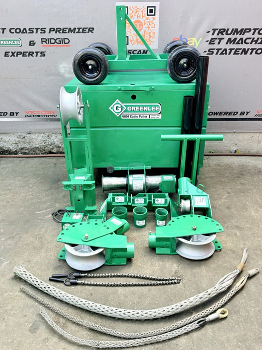 Greenlee 6805 8000 LBS 6800 Ultra Tugger Cable Puller Tugger Set  Excellent✅