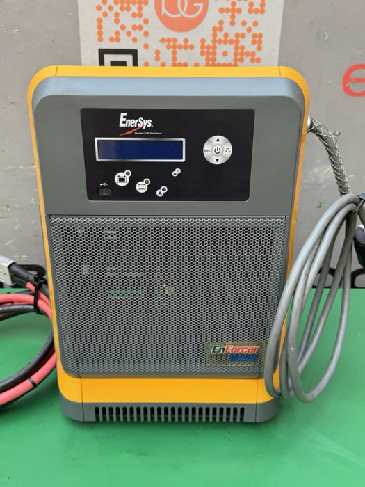 ENERSYS EI3-HL-4Y Enforcer IMPAQ Forklift Battery Charger 480V 3PH + Cables #11