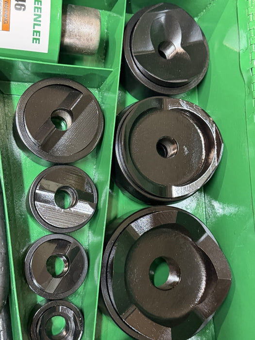 Greenlee 7310SB Slug Buster KO Knockout Punch Set 1/2" - 4" , 767 Pump & Box BG4