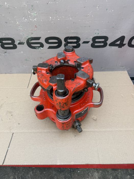 Ridgid 141 Pipe Threader Receding Geared Threading Machine, 2 1/2”-4” Jam Proof