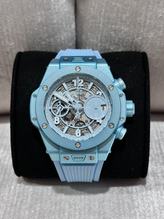 Hublot Big Bang Unico Summer 42mm Limited Edition in Turquoise Blue - Full Set