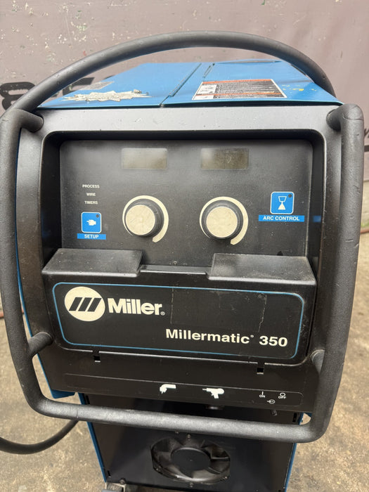 Miller Millermatic 350 MIG Welder Semi-Automatic Feed. Single or 3 Phase.  Nice.