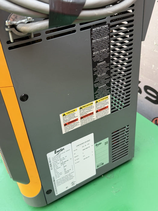 ENERSYS EI3-HL-4Y Enforcer IMPAQ Forklift Battery Charger 480V 3PH + Cables #19