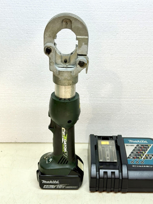 Greenlee Gator  18V  Cordless Cable Crimper, Charger, 4.0 battery