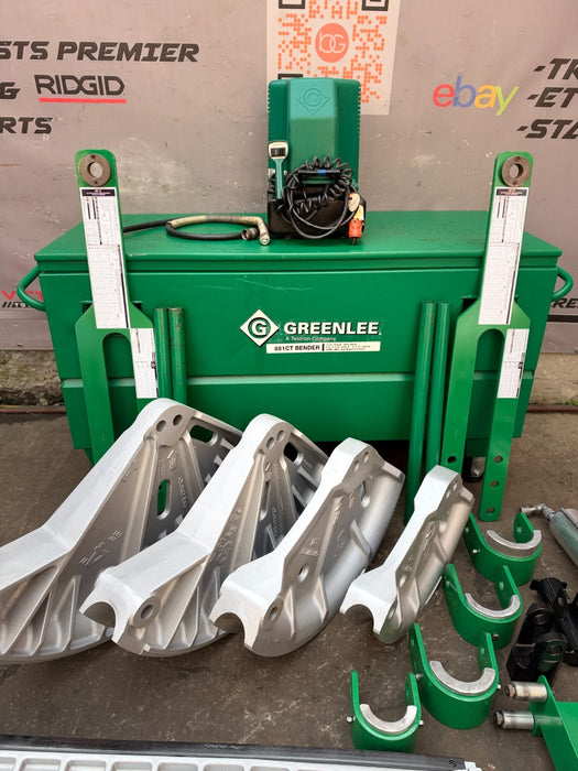 Greenlee 881CT Hydraulic Bender 2.5”-4” Rigid IMC EMT w/ 980 Pump 1813 Table