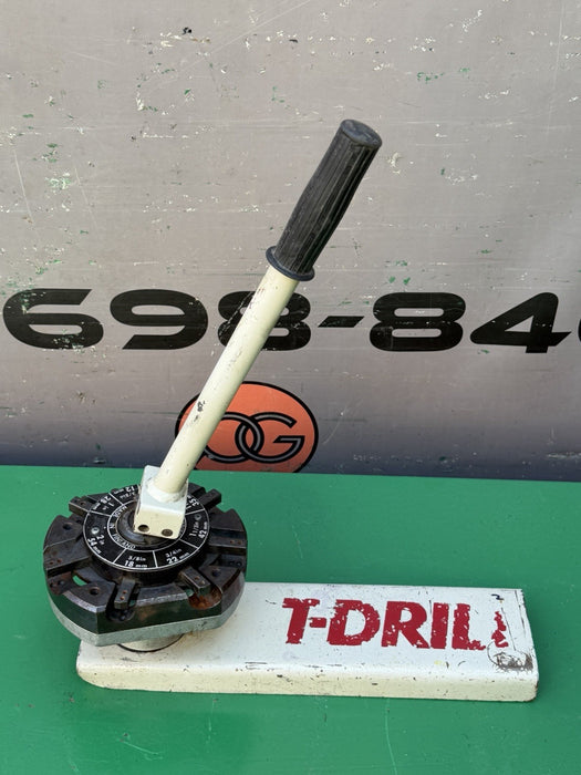 T-Drill T Notcher Tee Forming Machine Model ND-54 #2