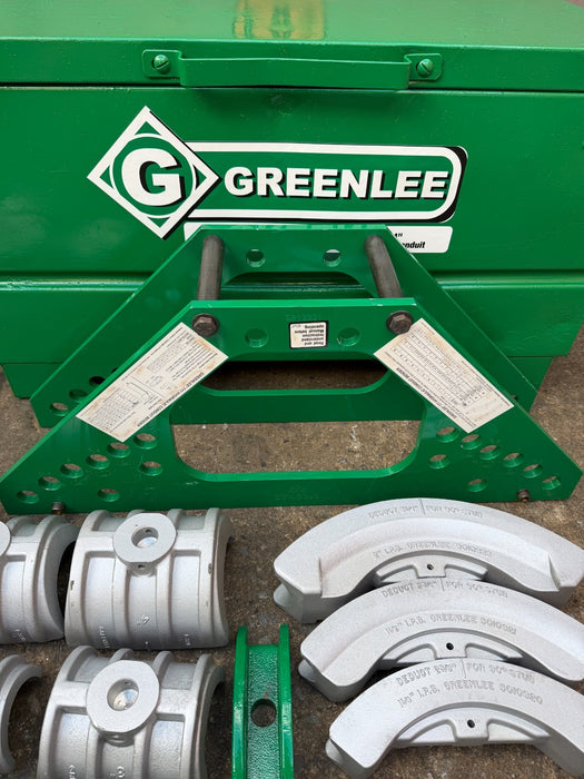 Greenlee 777 1/4 to 4 inch Rigid Hydraulic Pipe Conduit Bender Works Great