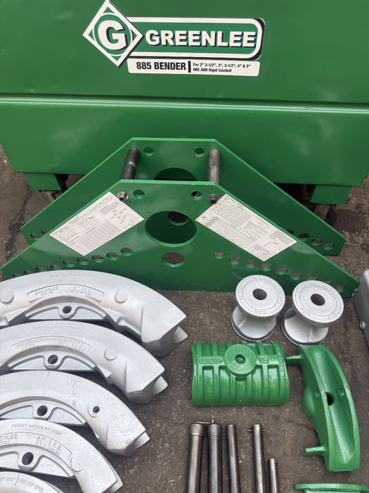 Greenlee 885 Hydraulic Pipe Bender 1-1/4”-5” Rigid GREAT SHAPE 8/11/26 #3