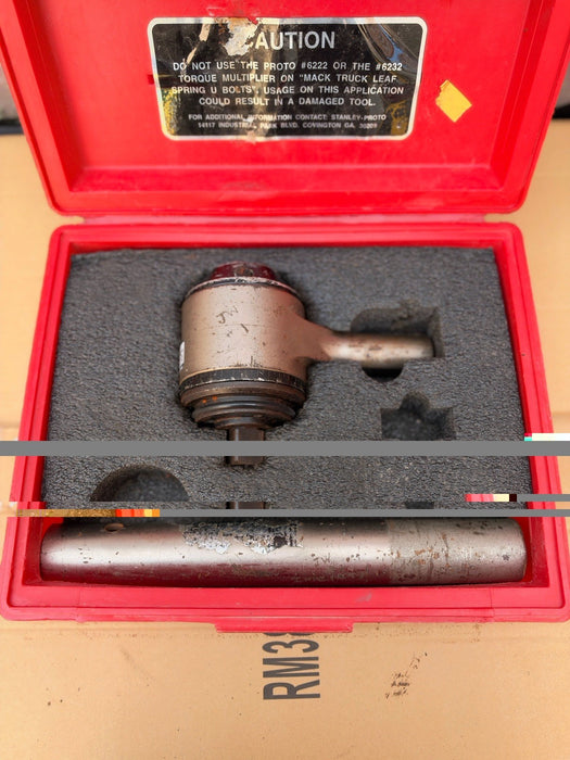 PROTO 6222 TORQUE MULTIPLIER 2,200 FT/LBS STANLEY  EXCELLENT!