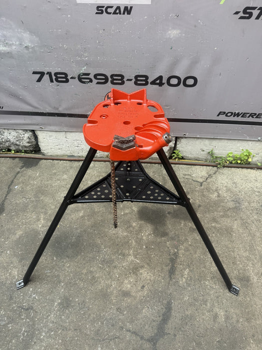 RIDGID 460 1/8 to 6 inch Tristand Pipe Vise 8/20 #2